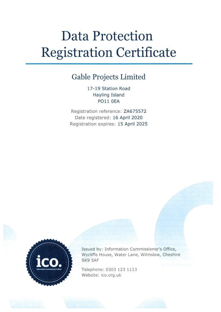 Registration Certificate - Exp 15th April 2025